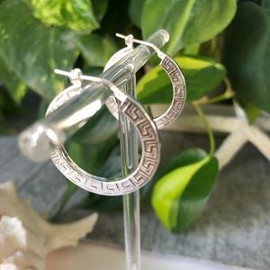 925 Sterling Silver Hoop Earrings